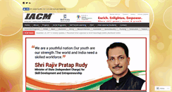 Desktop Screenshot of annamalai.iacm-india.com